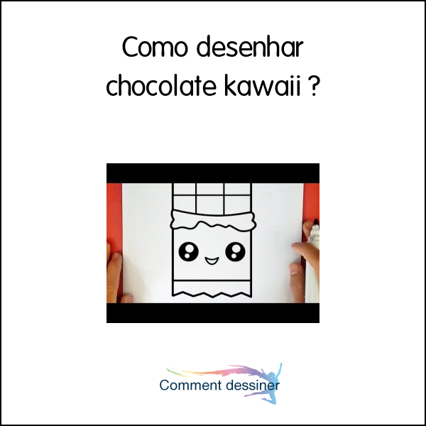 Como desenhar chocolate kawaii